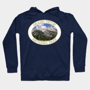 Grand Teton Mountain Range at Grand Teton National Park in Wyoming Hoodie